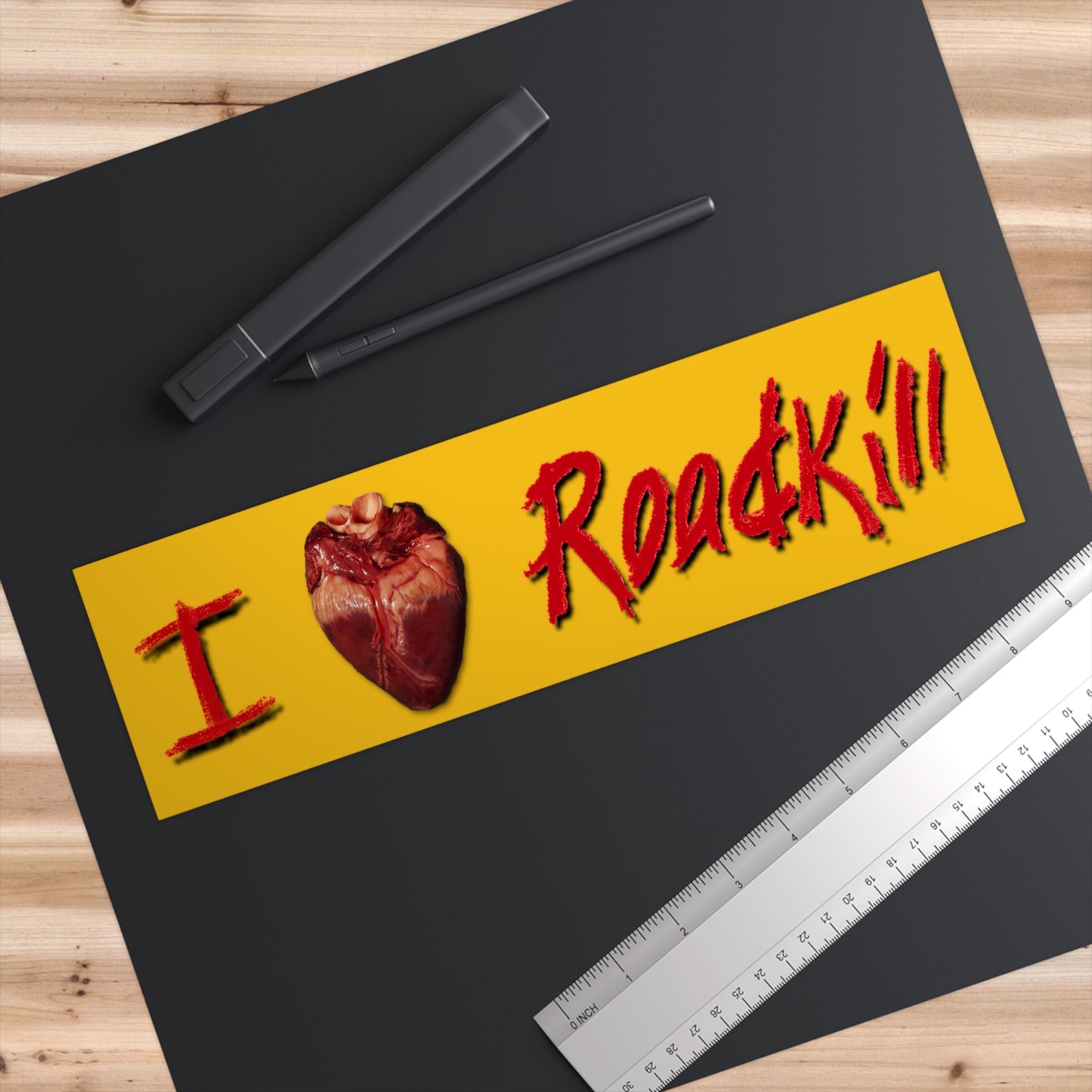 I Heart RoadKill - Bumper Sticker