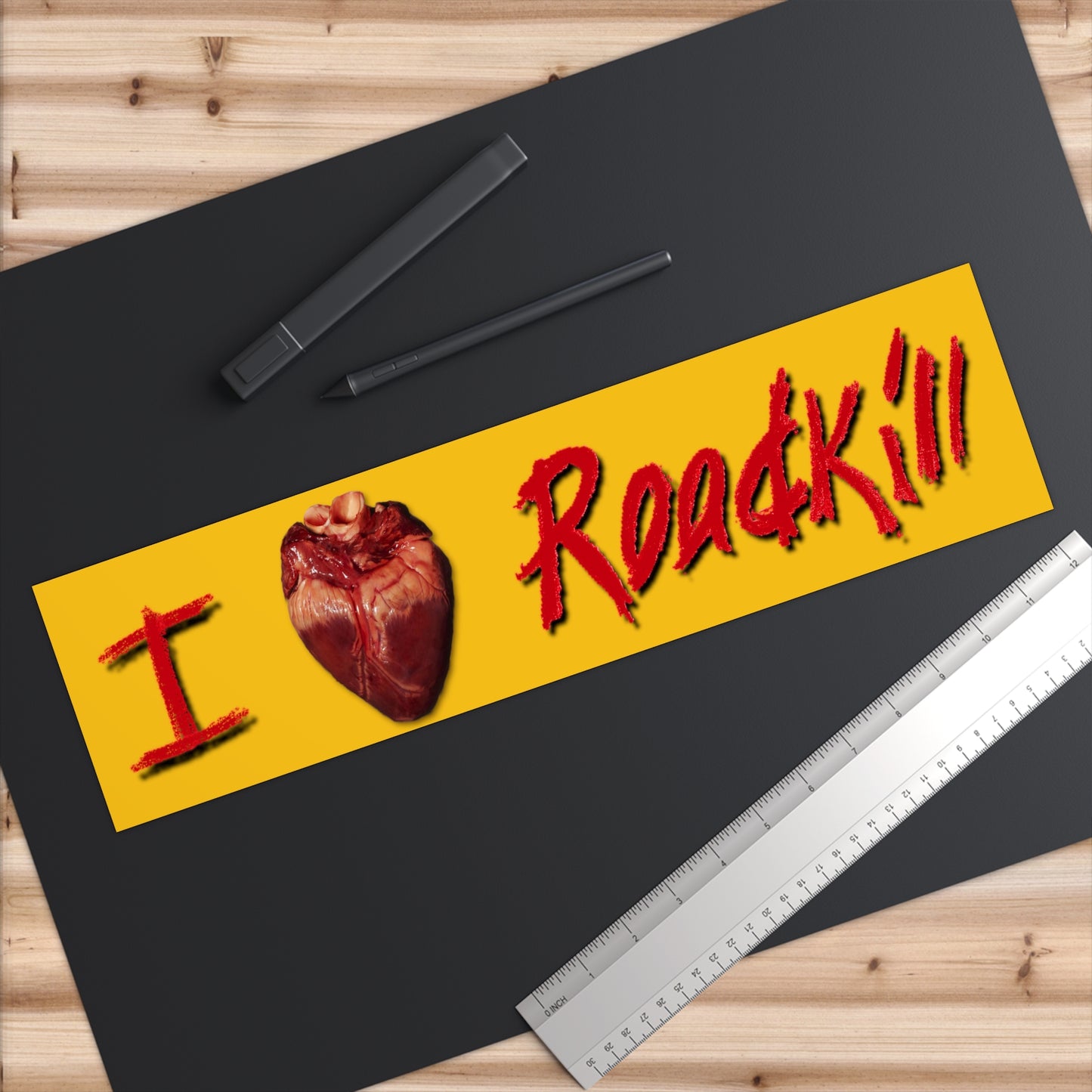 I Heart RoadKill - Bumper Sticker